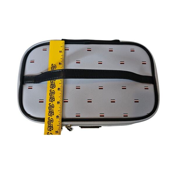 Tommy Hillfiger NWOT Logo Makeup Bag. Y2K. Minimalist. Travel. Blue Red White - Picture 6 of 13